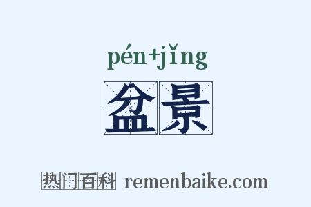 盆景是什么意思的图片